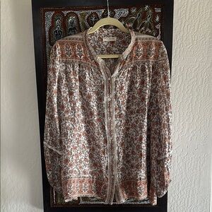Spell Jasmine Blouse Cream S